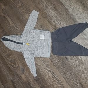 NB matching hoodie set